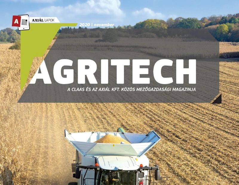 Megjelent az Agritech 2020. téli száma (+magazin)