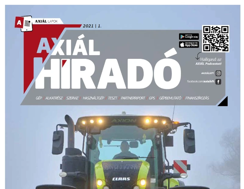 AXIÁL Híradó 2021. 1. szám (+magazin)