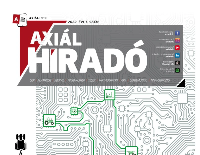 Megjelent az AXIÁL Híradó 2022. évi 1. száma (+magazin)