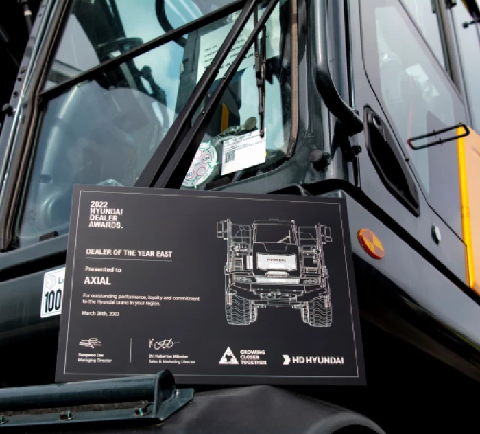 2022-es év legjobb Hyundai forgalmazó díjat vehette át az AXIÁL Kft. 