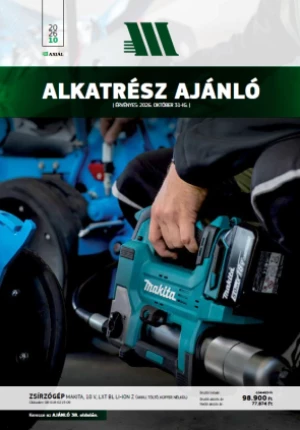 Alkatrész Ajánló 2026. Október